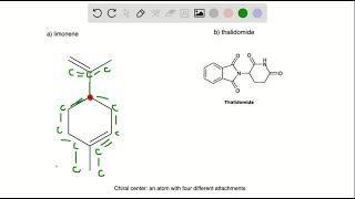 Would the nitrogen be attached to the asymmetric center in  R thalidomide by a solid wedge or by… [upl. by Ydasahc]