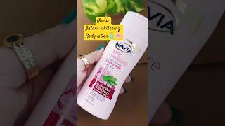 Navia Instant Whitening Body Lotion🧴🦋 moisturizer bodylotion navia whiteningbodylotion shorts [upl. by Homerus769]