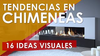 ✔️ 16 ideas de CHIMENEAS DECORATIVAS👈 minimalistas y artificial para la sala ¿Qué es una chimenea👌 [upl. by Vivle]