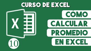 Como Sacar Promedio en Excel Calcular Promedio [upl. by Nyladnohr]