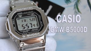 Обзор CASIO GMWB5000D1ER стальные 5000е  Модель 2018 года [upl. by Ibrad]