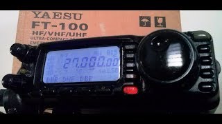 Yaesu FT 100 Transceiver p Radio amador HF VHF UHF 100 watts All Band [upl. by Fortunato]