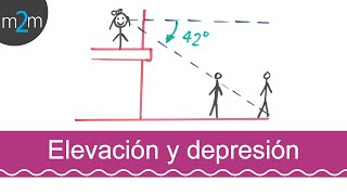 Ángulos de elevación y depresión│problema 1 [upl. by Ettari]