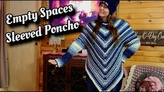 How To Crochet Poncho With Sleeves Tutorial [upl. by Odrahcir42]