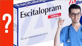 ESCITALOPRAM para que sirve el escitaloprám  Y MAS 💊 Antidepresivo Depresión Ansiedad [upl. by Ihsakat735]