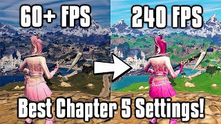 Fortnite Chapter 5 Settings Guide  FPS Boost Colorblind Modes amp More [upl. by Akienat]