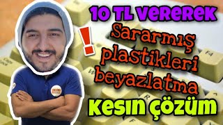 SARARMIŞ PLASTİKLER NASIL BEYAZLATILIR  MİKRODALGABUZDOLABIKLİMA VS [upl. by Fawcette]