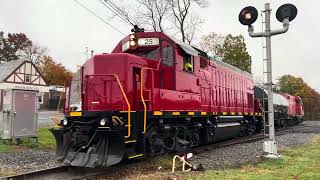 Morristown and Erie EMD GP151 25 Passes Troy Hills Road  102923 [upl. by Anelrahc981]