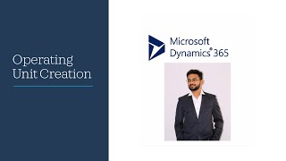 dynamics365  d365 Operating Units microsoft dynamics365community [upl. by Arhas]