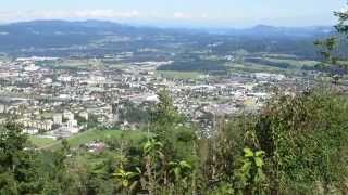 Villacher Alpenstraße Panorama über Villach Donnerstag 28082014 [upl. by Dahaf]