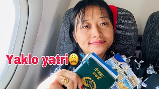 Uae to nepal  Man vari betha liyara hasdai hidi ra xu 🥹😭  daily vlog [upl. by Inohs547]