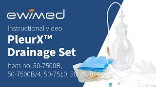 Instructional video  PleurX™ Drainage Set [upl. by Hoem]