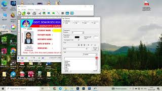 Matica Card Auto ID card making in software Details [upl. by Mable]