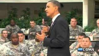 Pr Obama  Fort Bliss Troops Honored for Heroic Service to Country  Texas [upl. by Namara]