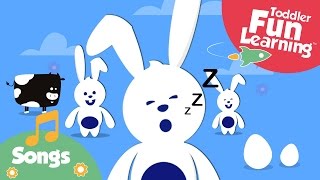 Sleeping Bunnies  Nursery Rhyme for Toddlers  Toddler Fun Learning [upl. by Vanzant18]