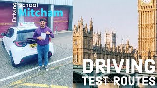 Mitcham Driving Test Route towards Purley Way from Roundabout Detailed Lesson [upl. by Freddi]