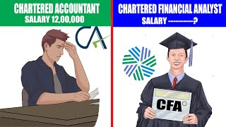 CA vs CFA  Chartered Accountant और Chartered Financial Analyst में क्या Difference क्या होता हैं [upl. by Adner370]