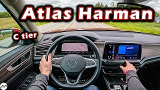 2024 Volkswagen Atlas – 12speaker Harman Kardon Sound System Review [upl. by Rodablas466]