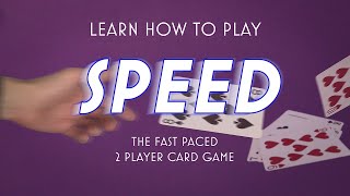 SPEED Card Game FastPaced 2Player Fun  Learn How to Play [upl. by Winsor225]