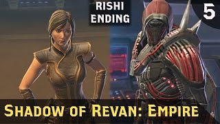 SWTOR Shadow of Revan Rishi Ending Darth Marr amp Satele Shan Unite  Empire 5 [upl. by Hardi253]