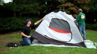 How to set up a 4 man tent [upl. by Ayrad]