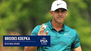 Brooks Koepka STORMS to the title  2018 PGA Championship Round 4 [upl. by Nichola]