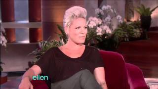 The Ellen DeGeneres Show PNK Interview [upl. by Nabatse]