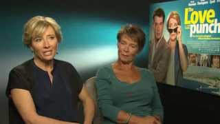 Emma Thompson and Celia Imrie Interview  Love Punch [upl. by Gerk]