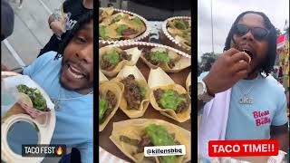 TOP TACO FESTIVAL IN HOUSTON MINI VLOG [upl. by Auginahs]