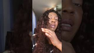 Pt 2 LUVME hair deep wavereview after installation [upl. by Ynehpets]