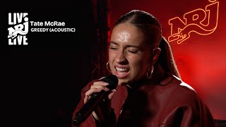 Tate McRae  Greedy Acoustic Session NRJ [upl. by Hime]