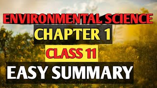 Environmental science chapter 1 Class 11jkboseashecenvironmental studiesenvironmental education [upl. by Justis]