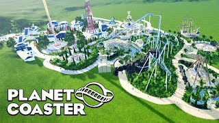 Planet Coaster PC Alpine Park Time Lapse  Part 1 [upl. by Yalhsa]