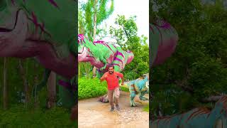 TRex Dinosaur Magic Fight In Jurassic World [upl. by Eicyal324]