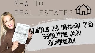 New to Real Estate Step by Step Writing an Offer California Residential Purchase Agreement RPA [upl. by Alarise]