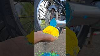 Royal Enfield Bullet 350 Holi 👌👌 shorts ytshorts trending [upl. by Ahscrop647]