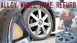 Matts Garage DIY Alloy wheel Refurb [upl. by Inaboy]