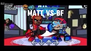 Matt vs Bf Boxing mode Friday Night Funkin Wii Resort Mod [upl. by Parthen166]