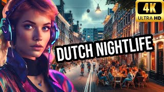 🇳🇱 Electric Nightlife Experience in Rotterdam 4K [upl. by Rosenquist880]