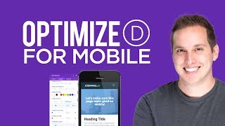 How to Optimize Divi for Mobile Using the Visual Builder [upl. by Aneetak]