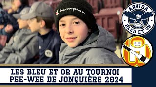 Les Bleu et Or au Tournoi PeeWee de Jonquière 2024 [upl. by Mellitz]