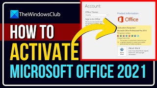 How to activate Microsoft Office 2021 or Office 365 on Windows 11 [upl. by Krik967]