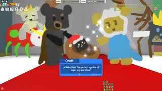 Finishing Onetts Beesmas Quest Roblox Bee Swarm Simulator [upl. by Aiciled982]