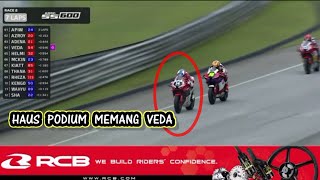 VEDA MEMANG HAUS PODIUM  ARRC SS600 MALAYSIA 2024 [upl. by Idoc435]