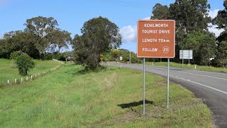 Kenilworth Tourist Drive 70 km Scenic Relaxing Drive in Sunshine Coast Australia  ASMR [upl. by Nannerb375]