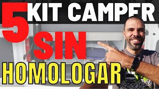 ⚠️CAMPERIZAR furgoneta SIN homologar 💶 por POCO dinero ► 5 KIT Camper que no te DEBES perder 190 [upl. by Noli663]