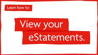 Learn How To View your eStatements [upl. by Assena]