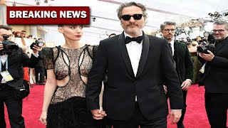 Joaquin Phoenix Fuels Marriage Buzz by Calling Rooney Mara His Wife [upl. by Aralk36]