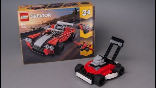 How to build LEGO Lawn Mover Creator 31100 alternative model moc [upl. by Minta]