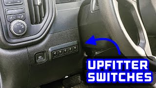 How to install Upfitter Switches on 2021 Chevy Silverado Trail Boss Custom [upl. by Kiran]